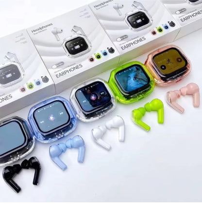 Air Max True Wireless Earbuds with Touch Display, Type-C Charging & AAC Sound