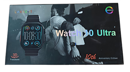 Watch 10 Ultra 49mm AMOLED Smartwatch | Bluetooth Calling | Wireless Charging | Android & iPhone Support