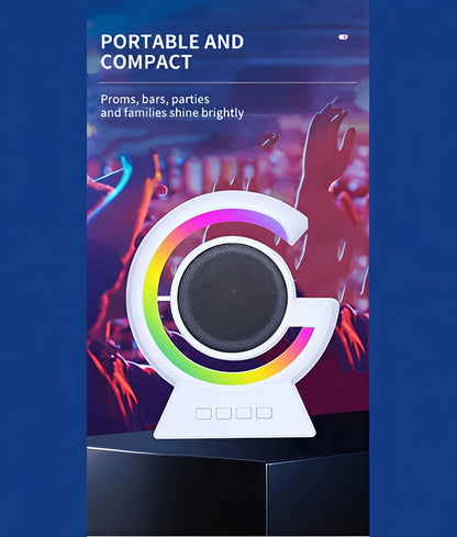 RGB Disco Light Bluetooth Speaker & Table Decoration Lamp | 8W Sound | Wireless Party Speaker